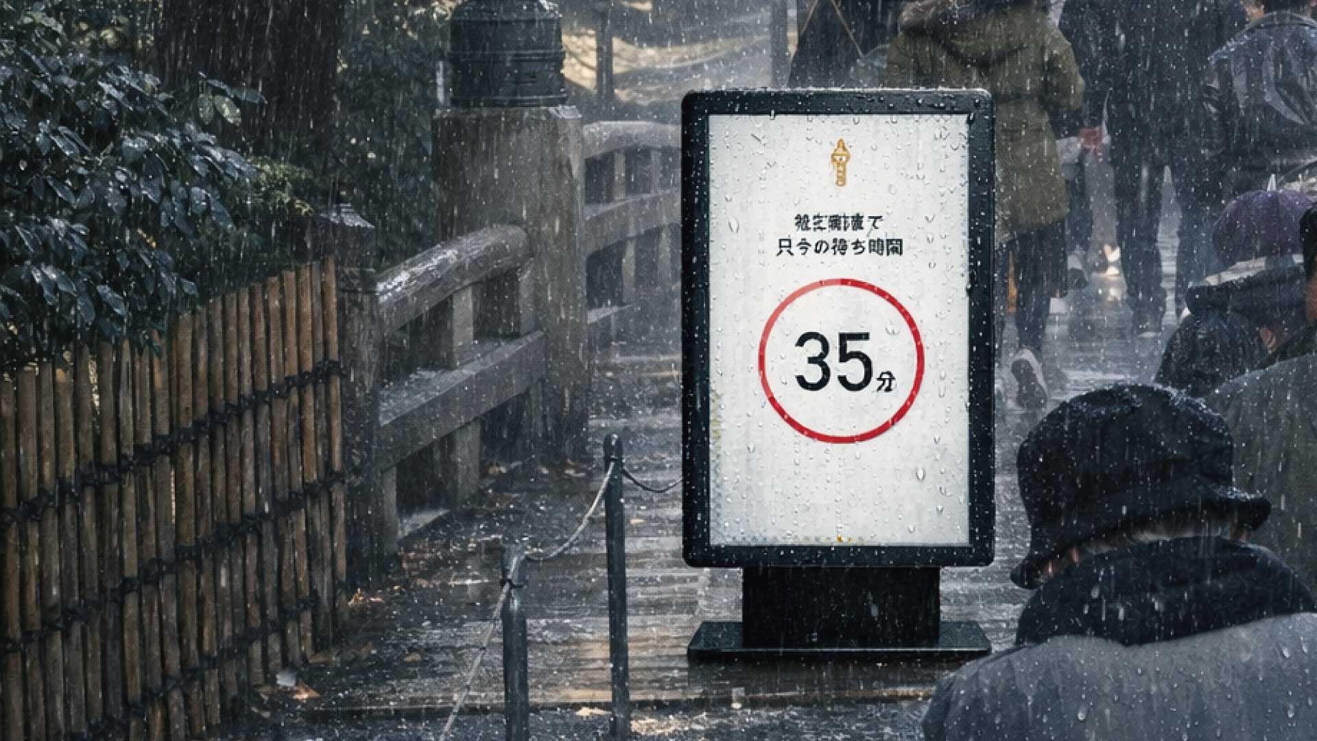 屋外用は高輝度パネルと防塵・防水筐体を採用し、景観に配慮したオリジナル筐体の制作も可能です。