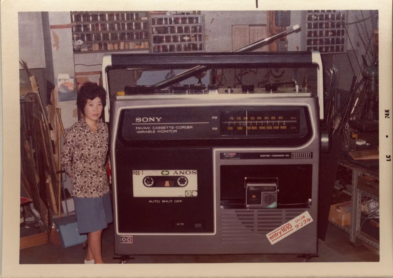 SONYラジカセキャンペーン用ジャンボモデルを製作